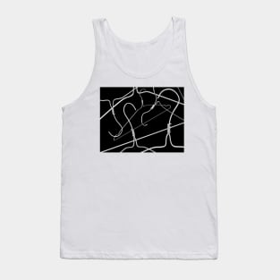 No Wire Hangers (Black and White) Tank Top